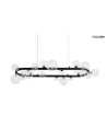 MOOSEE lampa wisząca ALURE OVAL 120       czarna (MSE1501100550)