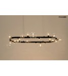 MOOSEE lampa wisząca ALURE OVAL 120       czarna (MSE1501100550)