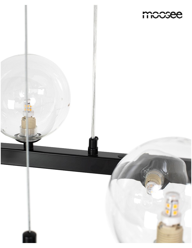 MOOSEE lampa wisząca ALURE OVAL 120       czarna (MSE1501100550)