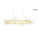 MOOSEE lampa wisząca ALURE OVAL 120       złota (MSE1501100551)