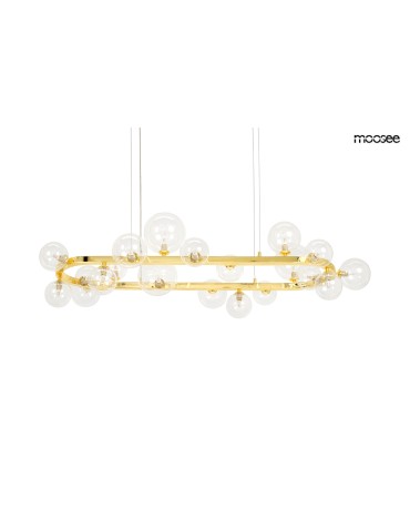 MOOSEE lampa wisząca ALURE OVAL 120       złota (MSE1501100551)