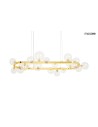 MOOSEE lampa wisząca ALURE OVAL 120       złota (MSE1501100551)