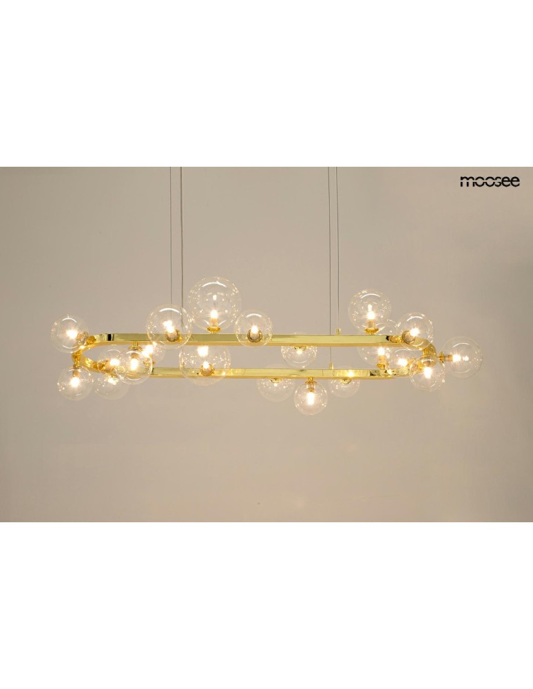 MOOSEE lampa wisząca ALURE OVAL 120       złota (MSE1501100551)