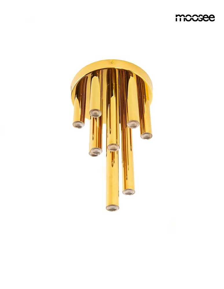 MOOSEE lampa sufitowa / plafon ORGANO 20  złota (MSE1501100596)