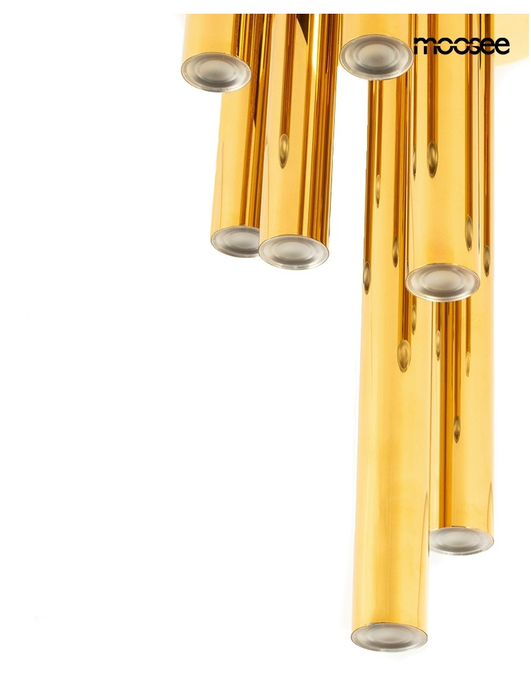 MOOSEE lampa sufitowa / plafon ORGANO 20  złota (MSE1501100596)
