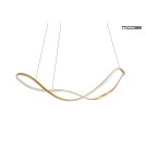 MOOSEE lampa wisząca WAVES 60 złota (MSE1501100594)