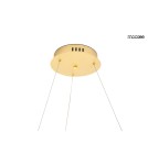 MOOSEE lampa wisząca WAVES 60 złota (MSE1501100594)