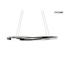 MOOSEE lampa wisząca ANILLO 120 czarny    chrom (MSE1501100602)