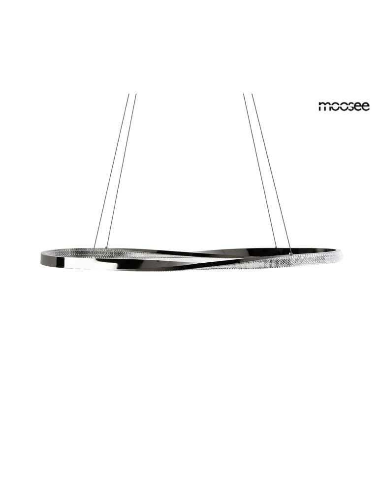 MOOSEE lampa wisząca ANILLO 120 czarny    chrom (MSE1501100602)