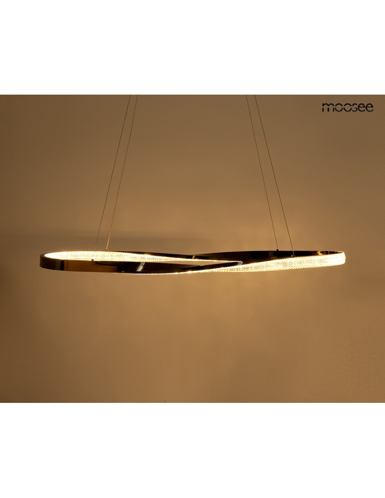 MOOSEE lampa wisząca ANILLO 120 czarny    chrom (MSE1501100602)