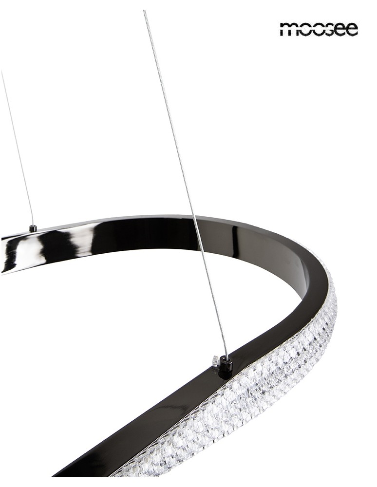 MOOSEE lampa wisząca ANILLO 120 czarny    chrom (MSE1501100602)