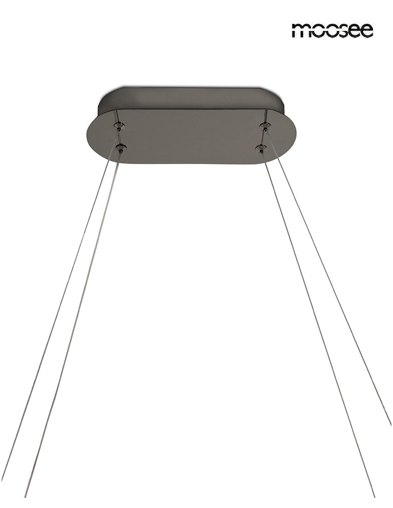 MOOSEE lampa wisząca ANILLO 120 czarny    chrom (MSE1501100602)