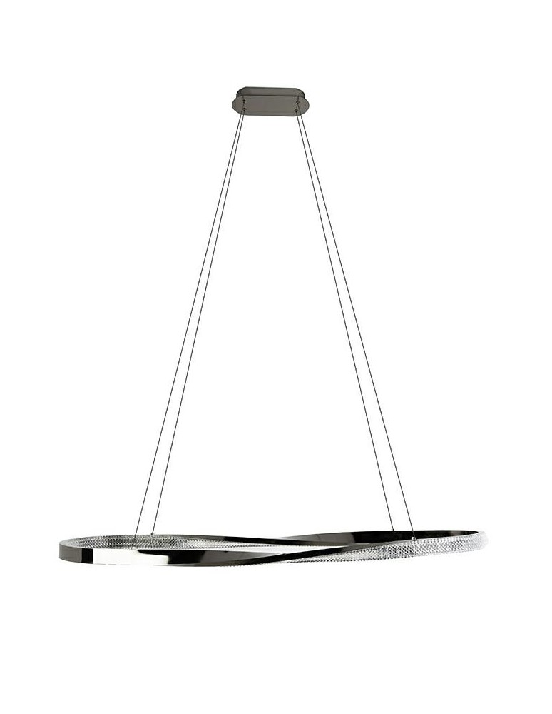 MOOSEE lampa wisząca ANILLO 120 czarny    chrom (MSE1501100602)