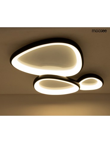 MOOSEE lampa sufitowa / plafon AREA 3     czarna (MSE1501100503) - produkt 2