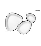 MOOSEE lampa sufitowa / plafon AREA 3     czarna (MSE1501100503)