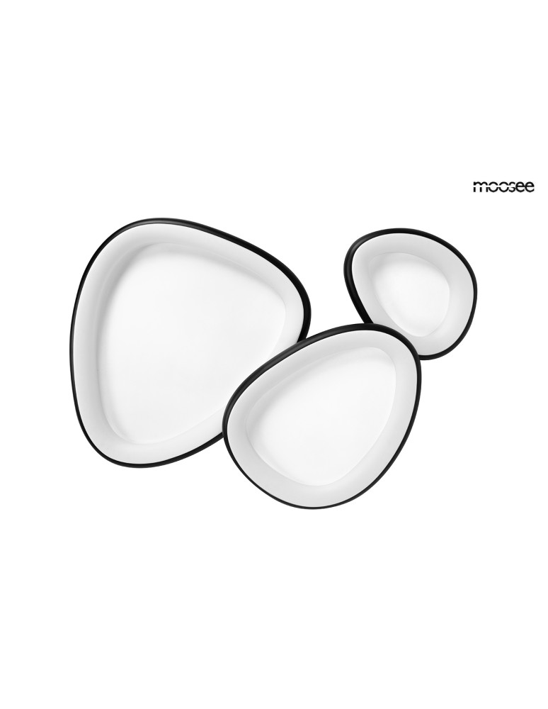 MOOSEE lampa sufitowa / plafon AREA 3     czarna (MSE1501100503)