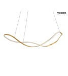 MOOSEE lampa wisząca WAVES 100 złota (MSE1501100592)