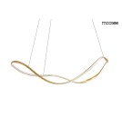 MOOSEE lampa wisząca WAVES 80 złota (MSE1501100593)
