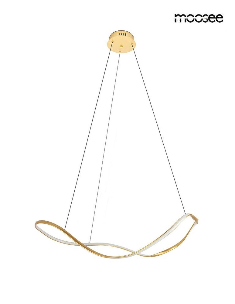 MOOSEE lampa wisząca WAVES 80 złota (MSE1501100593)