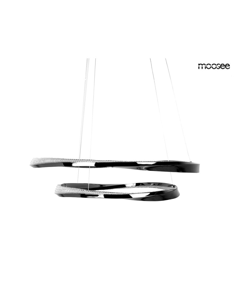 MOOSEE lampa wisząca ANILLO 2 czarny      chrom (MSE1501100600)