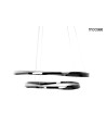 MOOSEE lampa wisząca ANILLO 2 czarny      chrom (MSE1501100600)