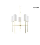 MOOSEE lampa wisząca IMPERIO 5 złota (MSE1501100576)