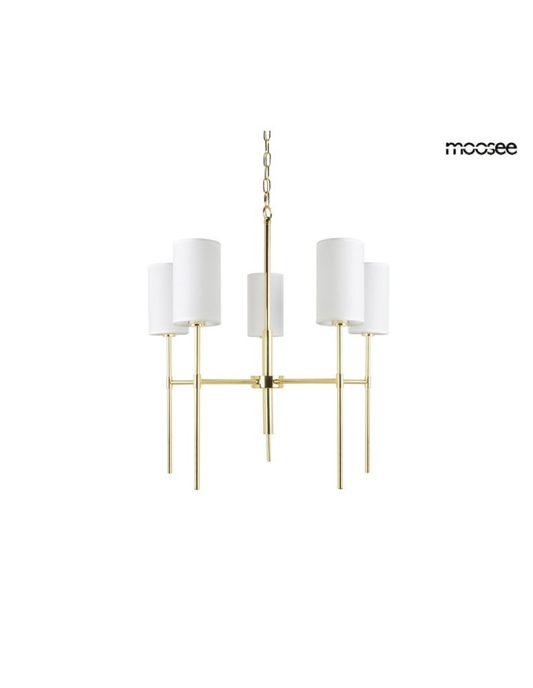 MOOSEE lampa wisząca IMPERIO 5 złota (MSE1501100576)