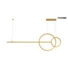 MOOSEE lampa wisząca RAGE złota (MSE1501100555)