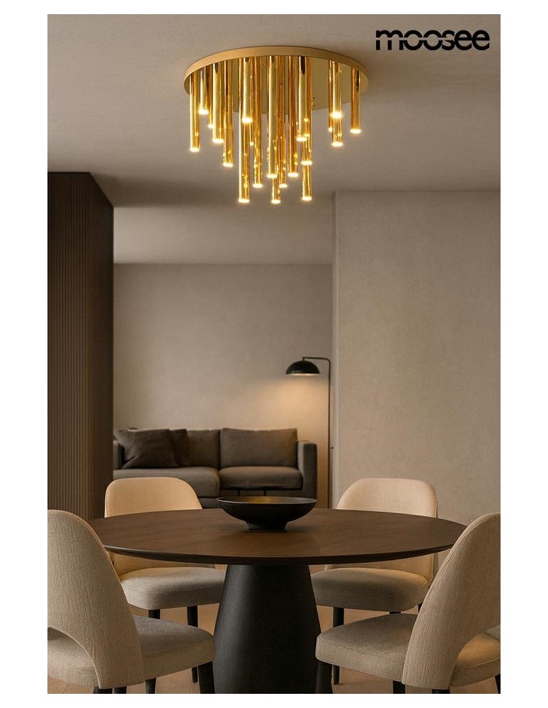 MOOSEE lampa sufitowa / plafon ORGANO 60  złota (MSE1501100595)