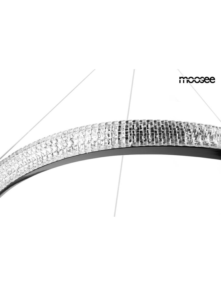 MOOSEE lampa wisząca ANILLO 80 czarny     chrom (MSE1501100598)
