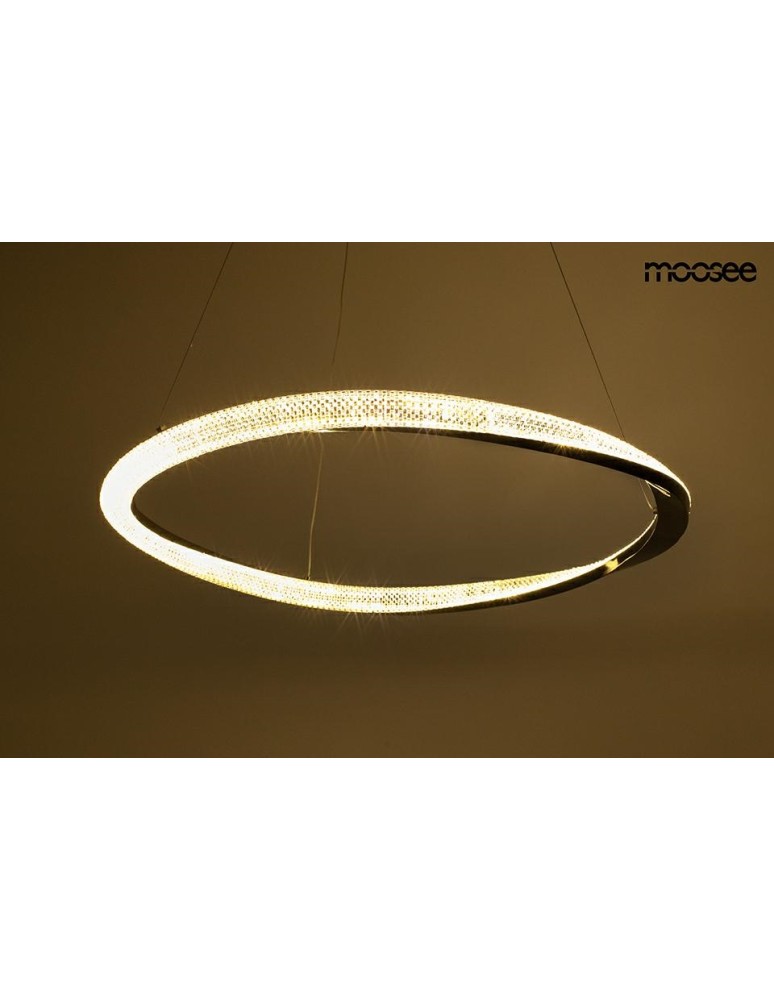 MOOSEE lampa wisząca ANILLO 80 czarny     chrom (MSE1501100598)