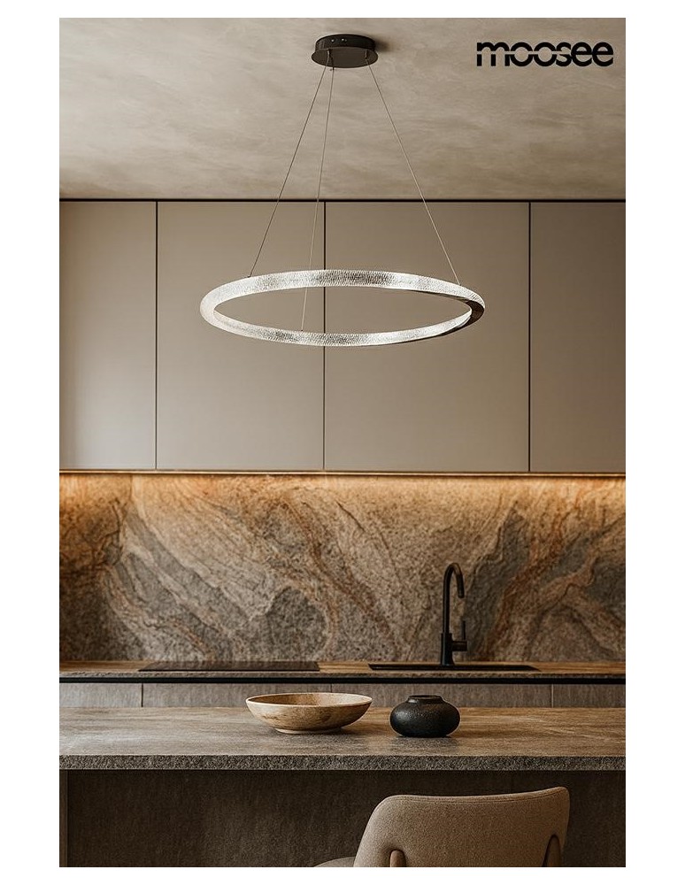 MOOSEE lampa wisząca ANILLO 80 czarny     chrom (MSE1501100598)