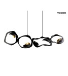 MOOSEE lampa wisząca TORRE czarna (MSE1501100571)