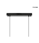 MOOSEE lampa wisząca TORRE czarna (MSE1501100571)