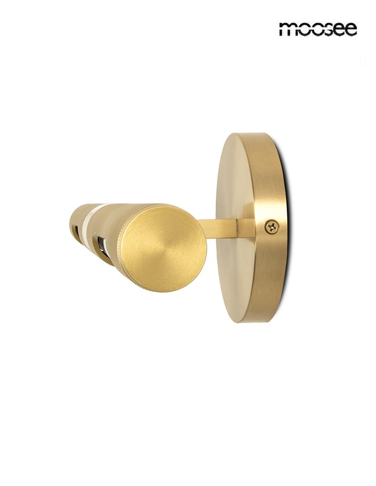 MOOSEE lampa ścienna CRUDO złota (MSE1501100558)