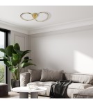 Light Prestige Azina 2 Plafon złota LED LP-4852/2C GD