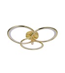 Light Prestige Azina 3 Plafon złota LED LP-4852/3C GD