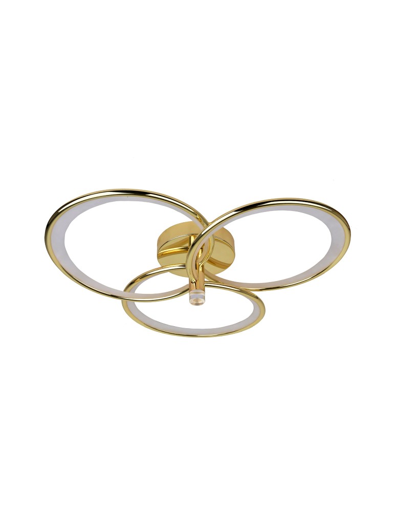 Light Prestige Azina 3 Plafon złota LED LP-4852/3C GD