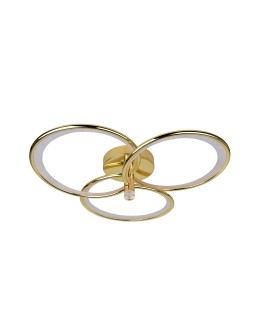 Light Prestige Azina 3 Plafon złota LED LP-4852/3C GD