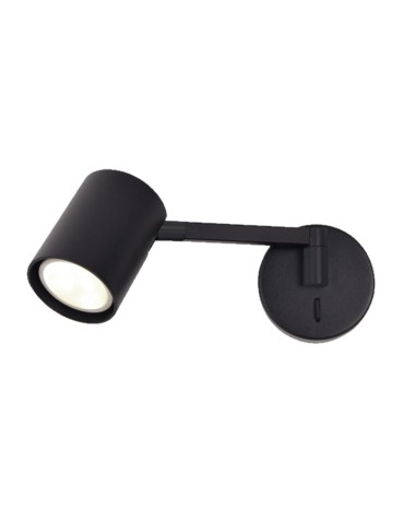 Light Prestige Kinkiet z wysięgnikiem Snow NEW czarny 1xGU10 LP-731N/1WL BK