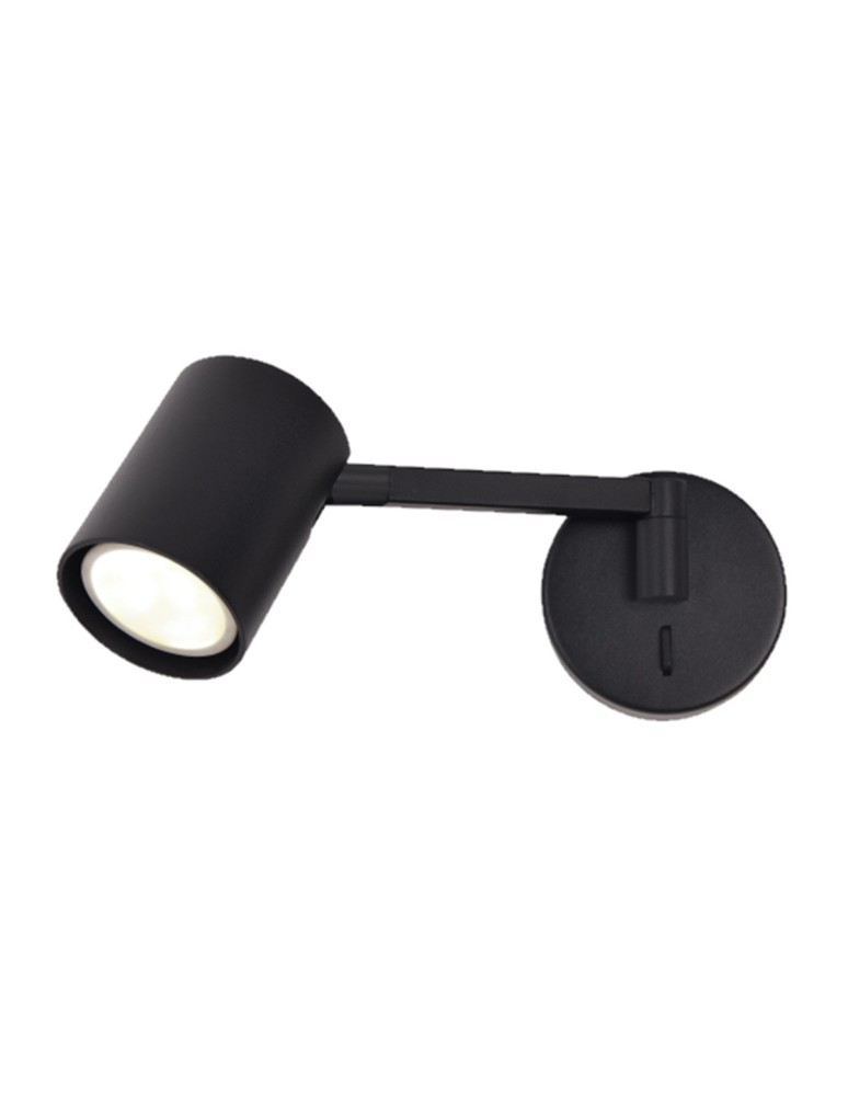 Light Prestige Kinkiet z wysięgnikiem Snow NEW czarny 1xGU10 LP-731N/1WL BK