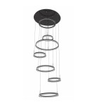 Light Prestige Lampa wisząca Hall 350 cm czarny LED CCT LP-7098/7P BK