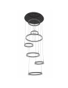 View Light Prestige Lampa wisząca Hall 350 cm czarny LED CCT LP-7098/7P BK