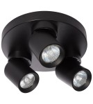 Light Prestige Plafon Pointa czarny 3xGU10 LP-6398/3C Round BK