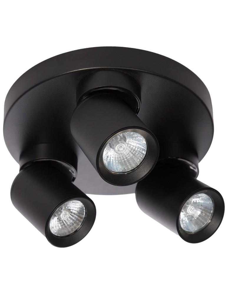 Light Prestige Plafon Pointa czarny 3xGU10 LP-6398/3C Round BK