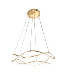 Light Prestige Lampa wisząca Infania 32 cm złota LED CCT LP-1670/1P GD