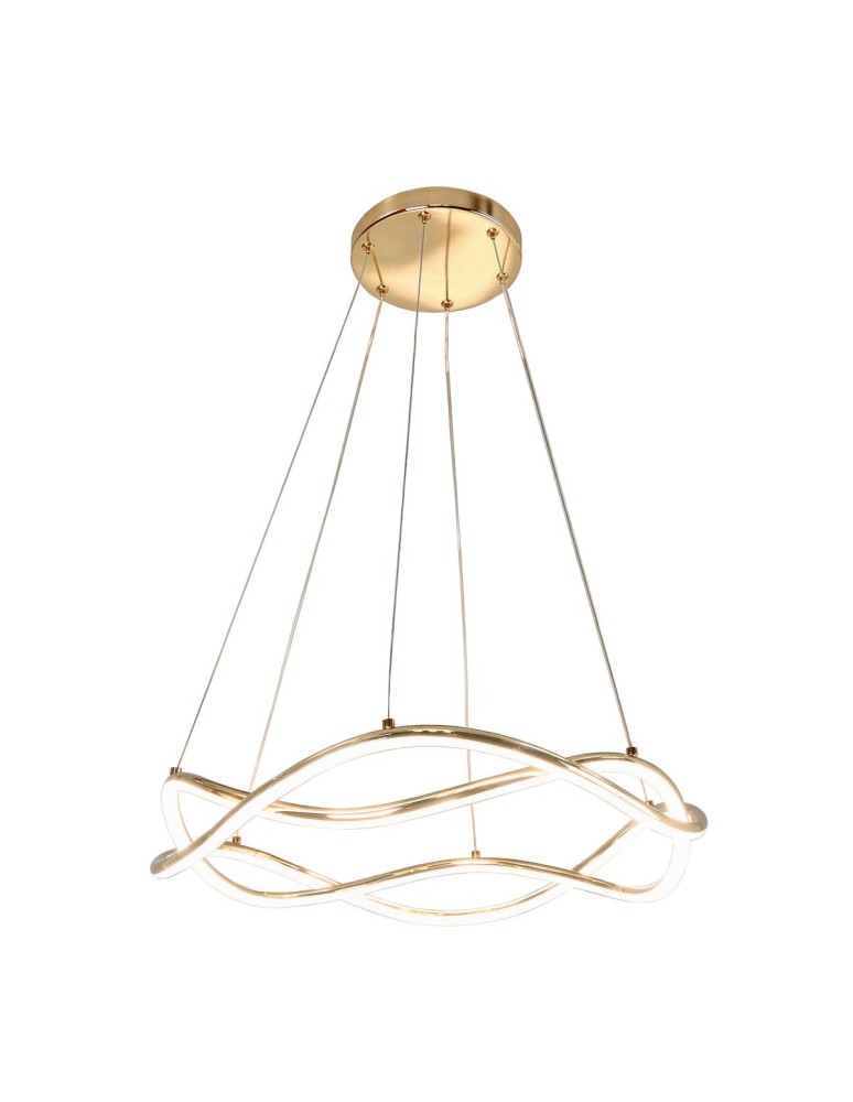 Light Prestige Lampa wisząca Infania 32 cm złota LED CCT LP-1670/1P GD