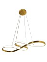View Light Prestige Lampa wisząca Twist 50 cm złota LED CCT LP-1982/1P GD