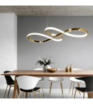 Light Prestige Lampa wisząca Twist 50 cm złota LED CCT LP-1982/1P GD