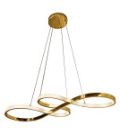 Light Prestige Lampa wisząca Twist 50 cm złota LED CCT LP-1982/1P GD